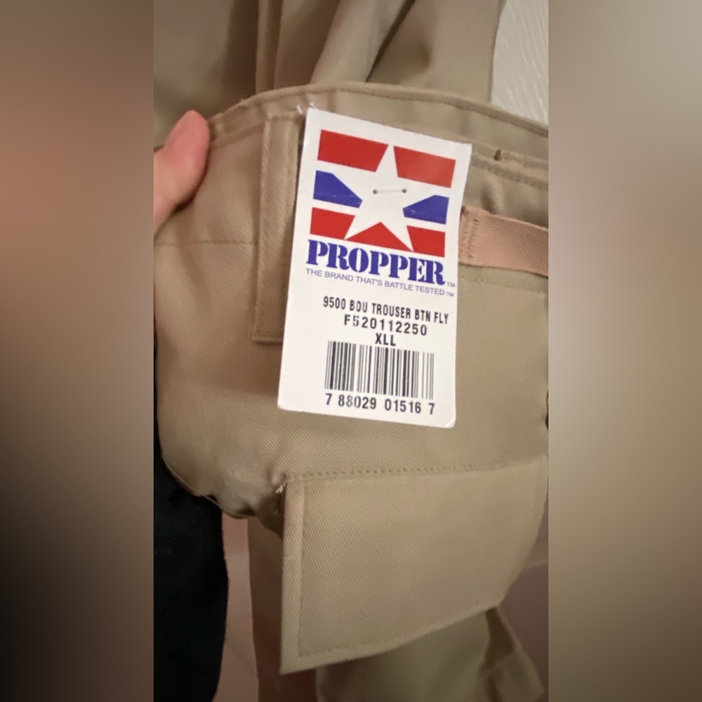 Proper BDUs khaki XLL